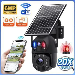 20X Optical Zoom Solar CCTV Energy-Efficient, Infrared Night Vision, HD Recording, Outdoor Solar Security Camera for Remote or Low-Light Environments 20X Optical Zoom Solar CCTV Energy-Efficient, Infrared Night Vision, HD Recording, Outdoor Solar Security Camera for Remote or Low-Light Environments