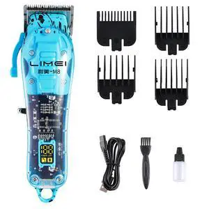 Professional Barber Hair Clipper / Electric Trimmer Salon-Grade Hair Cutting Kit, Rechargeable, Low Noise, for Home/Barbershop Use Professional Barber Hair Clipper / Electric Trimmer Salon-Grade Hair Cutting Kit, Rechargeable, Low Noise, for Home/Barbershop Use