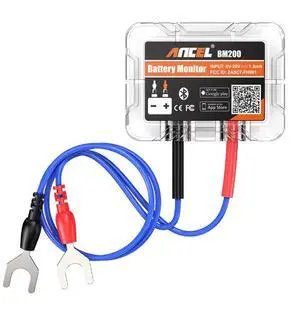 12V Bluetooth Car Battery Monitor & Tester Automotive Battery Health Analyzer with Cranking & Charging System Test for Car/RV/Motorcycle/Boat 12V Bluetooth Car Battery Monitor & Tester Automotive Battery Health Analyzer with Cranking & Charging System Test for Car/RV/Motorcycle/Boat