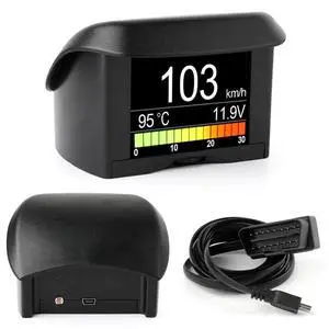 OBD2 Car Digital Gauge HUD RPM, Water Temp, Voltage & Fuel Consumption Monitor, Engine Fault Scanner, Works on OBD2/CANBUS Vehicles OBD2 Car Digital Gauge HUD RPM, Water Temp, Voltage & Fuel Consumption Monitor, Engine Fault Scanner, Works on OBD2/CANBUS Vehicles