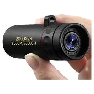 2000X24 Outdoor Monocular Telescope HD High-Power Mini Portable 2-in-1 for Phone & Eyes, Compact Pocket Handheld for Travel Birdwatching Adventure 2000X24 Outdoor Monocular Telescope HD High-Power Mini Portable 2-in-1 for Phone & Eyes, Compact Pocket Handheld for Travel Birdwatching Adventure