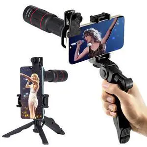 64x High-Power Phone Telephoto Lens HD Concert Camera Telescope, Portable External Lens for Mobile Photography, Zoom in for Stage Close-ups 64x High-Power Phone Telephoto Lens HD Concert Camera Telescope, Portable External Lens for Mobile Photography, Zoom in for Stage Close-ups
