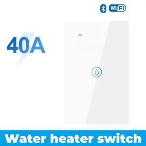 Smart WiFi Wall Switch for Water Heater/AC 20A-40A High Power, Touch Glass Panel, Timing & Remote Control via Tuya App, Works with Alexa/Google (196 characters) Smart WiFi Wall Switch for Water Heater/AC 20A-40A High Power, Touch Glass Panel, Timing & Remote Control via Tuya App, Works with Alexa/Google (196 characters)