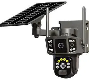 V380 Pro Solar-Powered Low-Power Security Camera 6MP WiFi HD Night Vision, Outdoor Waterproof, AI Motion Detection, Two-Way Audio V380 Pro Solar-Powered Low-Power Security Camera 6MP WiFi HD Night Vision, Outdoor Waterproof, AI Motion Detection, Two-Way Audio