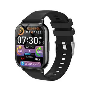 P6 Smartwatch Music Control, Bluetooth Calling, Heart Rate/BP/Sleep Monitor, Fitness Tracker - black P6 Smartwatch Music Control, Bluetooth Calling, Heart Rate/BP/Sleep Monitor, Fitness Tracker - black