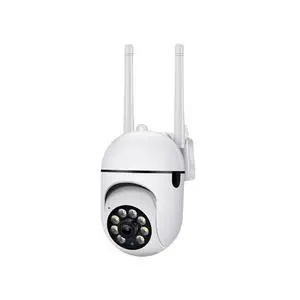 Wireless WiFi Security Camera HD Pan/Tilt, Full-Color Night Vision, Two-Way Audio, Motion Detection, Remote Viewing via App, Indoor/Outdoor - white Wireless WiFi Security Camera HD Pan/Tilt, Full-Color Night Vision, Two-Way Audio, Motion Detection, Remote Viewing via App, Indoor/Outdoor - white
