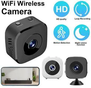 Wireless Smart Home Security Camera HD WiFi Indoor/Outdoor Surveillance, Real-Time Remote Viewing via App, Two-Way Audio, Night Vision, Motion Detection - black Wireless Smart Home Security Camera HD WiFi Indoor/Outdoor Surveillance, Real-Time Remote Viewing via App, Two-Way Audio, Night Vision, Motion Detection - black