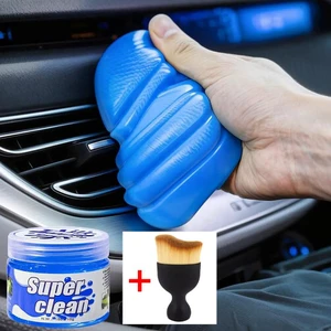Car Cleaning Gel + Detail Fluff Brush, Car Clean Detailing Putty, Universal Car Interior Cleaner Slime, Car Putty Auto Detailing Tools Accessories, Dust Remover Perfect Cleaning Kit Supplies Car Cleaning Gel + Detail Fluff Brush, Car Clean Detailing Putty, Universal Car Interior Cleaner Slime, Car Putty Auto Detailing Tools Accessories, Dust Remover Perfect Cleaning Kit Supplies