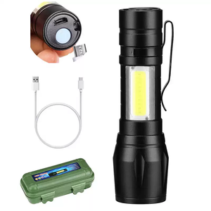 Mini LED Flashlight Rechargeable with cob Reader Lamp Adjustable Focus and 3 Light Modes For Camping Hiking Mini LED Flashlight Rechargeable with cob Reader Lamp Adjustable Focus and 3 Light Modes For Camping Hiking
