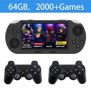 SF3000 Handheld Game Console Two-Player TV Connection, HD Large Screen with Joysticks, Retro Open-Source Arcade Handheld, 64GB, with 2 Controllers SF3000 Handheld Game Console Two-Player TV Connection, HD Large Screen with Joysticks, Retro Open-Source Arcade Handheld, 64GB, with 2 Controllers