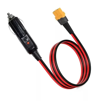 Cigarette Lighter to XT60 Adapter Extension Cable, 14AWG 5FT 12V 24V Car Truck Charger and XT60 Female Connector Cable for Power Stations and Solar Generator (3.28FT) Cigarette Lighter to XT60 Adapter Extension Cable, 14AWG 5FT 12V 24V Car Truck Charger and XT60 Female Connector Cable for Power Stations and Solar Generator (3.28FT)