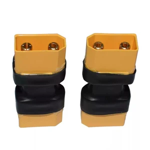 2Pcs XT90 Male to Male Adapter Connectors 30A Rated, Pure Copper Thickened, Amass Terminals, XT90 Conversion Cable 2Pcs XT90 Male to Male Adapter Connectors 30A Rated, Pure Copper Thickened, Amass Terminals, XT90 Conversion Cable
