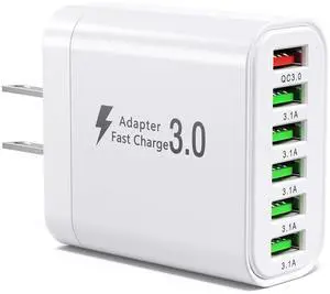 USB Charger Block, 6-in-1 50W Charging Blocks, 6-Port Fast Wall Charger USB Plug, Multiport Charging Adapter Cube for iPhone 14/13/12/11 Pro Max/XR/XS/8/7/Galaxy S23/S22/S21/Note 20/Tablets USB Charger Block, 6-in-1 50W Charging Blocks, 6-Port Fast Wall Charger USB Plug, Multiport Charging Adapter Cube for iPhone 14/13/12/11 Pro Max/XR/XS/8/7/Galaxy S23/S22/S21/Note 20/Tablets