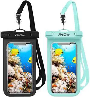 2 Pack Waterproof Phone Pouch Case, 7" Universal Underwater Cellphone Dry Bag for iPhone 17 Air 16 15 14 13 Pro Plus Max 12 11, Galaxy S24 S23 S22 Ultra Pixel -Black/Green 2 Pack Waterproof Phone Pouch Case, 7" Universal Underwater Cellphone Dry Bag for iPhone 17 Air 16 15 14 13 Pro Plus Max 12 11, Galaxy S24 S23 S22 Ultra Pixel -Black/Green