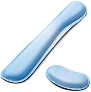 Keyboard Wrist Rest,Ergonomic Wrist Rest,Superfine Fabric and Gel Memory Foam Wrist Pad for Computer Keyboard for Easy Typing & Pain Relief, Suitable for Office, Family, Outdoor, Gradient Blue Keyboard Wrist Rest,Ergonomic Wrist Rest,Superfine Fabric and Gel Memory Foam Wrist Pad for Computer Keyboard for Easy Typing & Pain Relief, Suitable for Office, Family, Outdoor, Gradient Blue