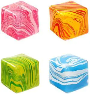 4 PCS Fidget Toys Squishy Stress Cube 4 PCS Fidget Toys Squishy Stress Cube