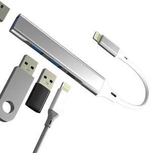 for Apple Lightning to USB 3 Camera Adapter for iPhone 14 13 Pro Max (4in1) Digital Card Reader Cable for Ipad Charger Multiport Female OTG Plug Charging Connector Mouse Connection Lighting Jack Hub for Apple Lightning to USB 3 Camera Adapter for iPhone 14 13 Pro Max (4in1) Digital Card Reader Cable for Ipad Charger Multiport Female OTG Plug Charging Connector Mouse Connection Lighting Jack Hub