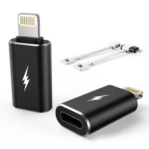 USB C to Lightning Adapter 2 Pack 2.2A Charging Data Transfer ONLY Between iPhones & iPads, for iPhone 14, 13, 12, 11 Xs iPad iPod AirPods, Not for OTG Audio Headphones Microphones, Black USB C to Lightning Adapter 2 Pack 2.2A Charging Data Transfer ONLY Between iPhones & iPads, for iPhone 14, 13, 12, 11 Xs iPad iPod AirPods, Not for OTG Audio Headphones Microphones, Black