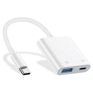 USB C to USB OTG Cable and Charger Adapter for iPhone 17 Pro Max 16e 16 15 Samsung Galaxy S26 S25 S24 S23 S22 USB C OTG Splitter Camera Adapter with 60W Fast Charger Cable for Chromecast Google TV USB C to USB OTG Cable and Charger Adapter for iPhone 17 Pro Max 16e 16 15 Samsung Galaxy S26 S25 S24 S23 S22 USB C OTG Splitter Camera Adapter with 60W Fast Charger Cable for Chromecast Google TV
