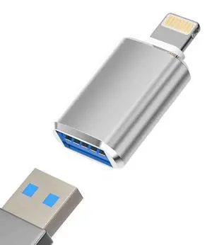 OTG Adapter Compatible with iPhone Lightning Male to USB Female Data Sync 13 11 12pro max mini Xr X xs 8 7 se Plus for iPad Air,Camera,Card Reader,USB3.0 Flash Drive,Mouse,Keyboard,Hub,MIDI OTG Adapter Compatible with iPhone Lightning Male to USB Female Data Sync 13 11 12pro max mini Xr X xs 8 7 se Plus for iPad Air,Camera,Card Reader,USB3.0 Flash Drive,Mouse,Keyboard,Hub,MIDI