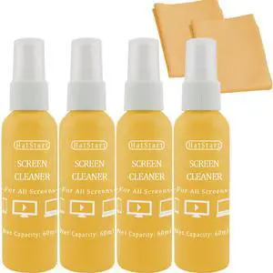 4-Pack Eye Glass Lens Screen Cleaning Kit - Safe for All Screens Including Laptop, Computer, PC, Monitor, Phone, iPhone, Tablet, iPad Smart TV, Car Display and Eyeglasses - Orange 4-Pack Eye Glass Lens Screen Cleaning Kit - Safe for All Screens Including Laptop, Computer, PC, Monitor, Phone, iPhone, Tablet, iPad Smart TV, Car Display and Eyeglasses - Orange