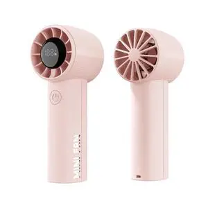 High Speed Handheld Fan Portable Mini Size, USB Rechargeable Bladeless Travel Fan with LED Display, 2000mAh Battery Powered Personal Cooling for Camping, Desk, and Outdoor Use, Tiny Pocket Size High Speed Handheld Fan Portable Mini Size, USB Rechargeable Bladeless Travel Fan with LED Display, 2000mAh Battery Powered Personal Cooling for Camping, Desk, and Outdoor Use, Tiny Pocket Size