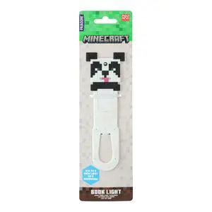 Minecraft Panda Clip-On LED Reading Light & Bookmark, Officially Licensed Gifts for Gamers, Book Accessories for Pop Culture Fans, Kids, Teens, Adults, Battery Powered Mini Lamp Minecraft Panda Clip-On LED Reading Light & Bookmark, Officially Licensed Gifts for Gamers, Book Accessories for Pop Culture Fans, Kids, Teens, Adults, Battery Powered Mini Lamp