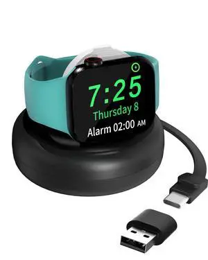Retractable USB C Cable for Apple Watch Magnetic Charging Dock, Fast Charging Smart Magnetic Apple Watch Charger, for iWatch Ultra Series 10/Se/9/8/7/6/5/4/3/2/1 Retractable USB C Cable for Apple Watch Magnetic Charging Dock, Fast Charging Smart Magnetic Apple Watch Charger, for iWatch Ultra Series 10/Se/9/8/7/6/5/4/3/2/1