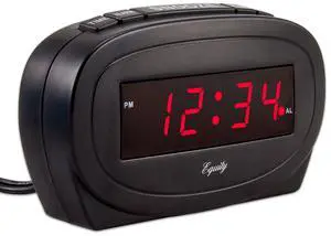 30228 LED Alarm Clock,Black 4.50"W x 1.85"D x 2.65"H 30228 LED Alarm Clock,Black 4.50"W x 1.85"D x 2.65"H