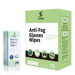 70 Count Anti Fog Lens Wipes for Eyeglasses, Pre-Moistened Individual Wrapped Glasses Wipes Lens Cleaner, with a Carrying Box, Defogging Screen Wipes for Eyeglasses, Sunglass, Goggles, Camera Lens 70 Count Anti Fog Lens Wipes for Eyeglasses, Pre-Moistened Individual Wrapped Glasses Wipes Lens Cleaner, with a Carrying Box, Defogging Screen Wipes for Eyeglasses, Sunglass, Goggles, Camera Lens