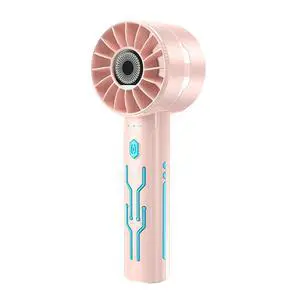 Portable Handheld Turbo Fan,Powerful Personal Fan with 7000rpm High-Speed Motor,4-16H Runtime,Mini Handheld Fan Rechargeable with Lanyard for Travel,Gift/Makeup,Summer (Pink) Portable Handheld Turbo Fan,Powerful Personal Fan with 7000rpm High-Speed Motor,4-16H Runtime,Mini Handheld Fan Rechargeable with Lanyard for Travel,Gift/Makeup,Summer (Pink)