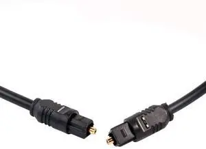 2-Pack 3ft Fiber Optic TOSLink Digital Audio Cable Male to Male Lightweight and Flexible Compatible with S/PDIF, ADAT's, Dolby Digital -Slim 4.0mm OD 2-Pack 3ft Fiber Optic TOSLink Digital Audio Cable Male to Male Lightweight and Flexible Compatible with S/PDIF, ADAT's, Dolby Digital -Slim 4.0mm OD