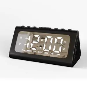 Dual Alarm Clocks for Bedrooms,Desk Clock with Large Numbers,Loud Alarm for Heavy Sleepers,7 Light Modes,Snooze,12/24H,Modern Minimalist Design,Bedside Clock for Adults,Teens,Kids,Moms-Black Dual Alarm Clocks for Bedrooms,Desk Clock with Large Numbers,Loud Alarm for Heavy Sleepers,7 Light Modes,Snooze,12/24H,Modern Minimalist Design,Bedside Clock for Adults,Teens,Kids,Moms-Black