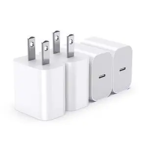 USBC Charger Block for iPhone 17 Charging Plug,MFI Certified Fast USB C Wall Cube 4Pack Power Adapter for iPhone 17/Air/16/16E Pro/Plus/Pro Max/15/14/13/12/11,for iPad Air/Mini USB-C Charge Brick Box USBC Charger Block for iPhone 17 Charging Plug,MFI Certified Fast USB C Wall Cube 4Pack Power Adapter for iPhone 17/Air/16/16E Pro/Plus/Pro Max/15/14/13/12/11,for iPad Air/Mini USB-C Charge Brick Box