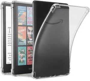 Clear Case for 7" All-New Kindle Paperwhite 12th Gen 2024 & Kindle Colorsoft Signature Edition (2024 Release) - Ultra Slim Soft TPU Transparent Cover & Lightweight, Clear Clear Case for 7" All-New Kindle Paperwhite 12th Gen 2024 & Kindle Colorsoft Signature Edition (2024 Release) - Ultra Slim Soft TPU Transparent Cover & Lightweight, Clear
