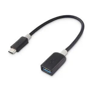 5Gbps USB C to USB 3.0 Adapter - 6 Inches, USBC Male to USBA Female OTG Adapter, Black 5Gbps USB C to USB 3.0 Adapter - 6 Inches, USBC Male to USBA Female OTG Adapter, Black