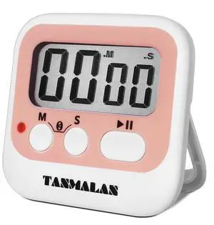 Easy to USE, Digital Timer Kitchen Timer, Count Down/up Magnetic Timer,Tanmalan (Pink,1 Pack) Easy to USE, Digital Timer Kitchen Timer, Count Down/up Magnetic Timer,Tanmalan (Pink,1 Pack)