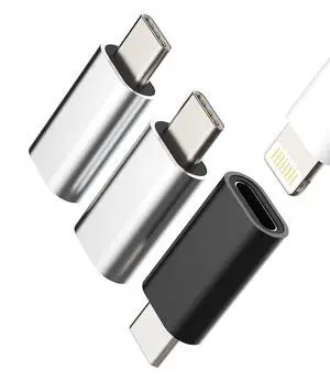 Lightning Female to USB C Male Adapter, 3 Pack, Compatible with iPhone 13, Cord Cable, For Samsung Galaxy Note S20 S21 LG Ultra Z Flip S9 Plus Google Pixel Ipad Pro Air4 Lightning Female to USB C Male Adapter, 3 Pack, Compatible with iPhone 13, Cord Cable, For Samsung Galaxy Note S20 S21 LG Ultra Z Flip S9 Plus Google Pixel Ipad Pro Air4