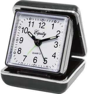 Equity 20080 Quartz Analog Fold-Up Travel Alarm Clock Equity 20080 Quartz Analog Fold-Up Travel Alarm Clock
