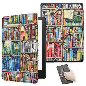 Case for 7'' Kindle Paperwhite 12th Generation and Kindle Colorsoft Signature Edition 2024 Released - Lightweight Durable Premium PU Leather All New Cover with Hand Strap, Auto Wake/Sleep Case for 7'' Kindle Paperwhite 12th Generation and Kindle Colorsoft Signature Edition 2024 Released - Lightweight Durable Premium PU Leather All New Cover with Hand Strap, Auto Wake/Sleep