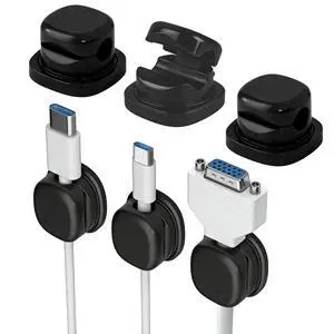 6 Pcs Magnetic Cord Organizer Holder,Magnetic Cable Clips,Cord Holder,Under Desk Cable Management, for Nightstand Home Office Desk Car Phone Wall Desktop (BLACK) 6 Pcs Magnetic Cord Organizer Holder,Magnetic Cable Clips,Cord Holder,Under Desk Cable Management, for Nightstand Home Office Desk Car Phone Wall Desktop (BLACK)