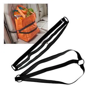 HoldTight Car Purse Holder, Grocery Bag Holder and Package Strap for the Front Seat, Back Seat or Trunk - 2-pack HoldTight Car Purse Holder, Grocery Bag Holder and Package Strap for the Front Seat, Back Seat or Trunk - 2-pack