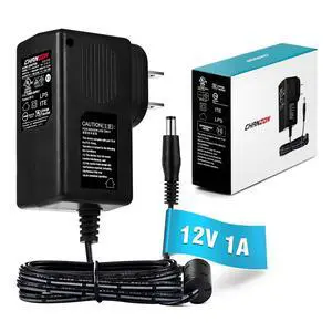 12V 1A 12W Power Supply AC DC Switching Adapter, 12 Volt 1 Amp AC/DC Wall Wart Converter Transformer, 100-240v 50 60HZ Input with 12vdc 1000ma Output 12V 1A 12W Power Supply AC DC Switching Adapter, 12 Volt 1 Amp AC/DC Wall Wart Converter Transformer, 100-240v 50 60HZ Input with 12vdc 1000ma Output