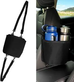 Car Cup Holder Expander for Car Seat Side, Multifunctional Hanging Storage Bag for Water Bottle Cup and Drink at Back Seat, Large Waterproof Oxford Cloth Hanging Cup Holder Organizer Tray Car Cup Holder Expander for Car Seat Side, Multifunctional Hanging Storage Bag for Water Bottle Cup and Drink at Back Seat, Large Waterproof Oxford Cloth Hanging Cup Holder Organizer Tray
