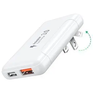 Slim Flat USB C Wall Plug, OKRAY 50W Ultra-Thin&Foldable Dual USB Charger PD30W USB-C+USB-A Fast Charging Block Multiport Travel Power Adapter for iPhone 17 Air 16 15 14 13 12 Pro,iPad, AirPods,iwatch Slim Flat USB C Wall Plug, OKRAY 50W Ultra-Thin&Foldable Dual USB Charger PD30W USB-C+USB-A Fast Charging Block Multiport Travel Power Adapter for iPhone 17 Air 16 15 14 13 12 Pro,iPad, AirPods,iwatch