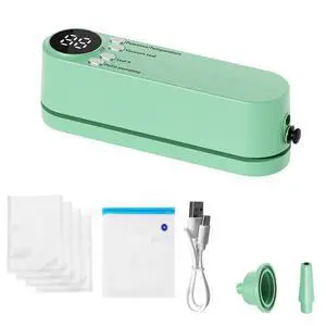 Cordless Handheld Heat Vacuum Sealer with 3 Sealing Gears for Candies Snacks Food Storage Cordless Handheld Heat Vacuum Sealer with 3 Sealing Gears for Candies Snacks Food Storage