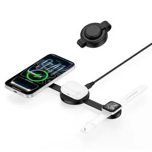 iPhone Wireless Charging Station 3 in 1, Foldable Wireless Charger for Apple iPhone Wireless Charging Station 3 in 1, Foldable Wireless Charger for Apple