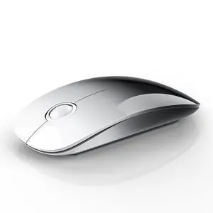 Bluetooth Wireless Mouse - (BT5.1+USB) Dual Connectivity, Quiet Click, Low Power, and 1600 DPI, Portable Cordless Mouse for Laptop, MacBook Pro/Air, iPad (White to Black) Bluetooth Wireless Mouse - (BT5.1+USB) Dual Connectivity, Quiet Click, Low Power, and 1600 DPI, Portable Cordless Mouse for Laptop, MacBook Pro/Air, iPad (White to Black)