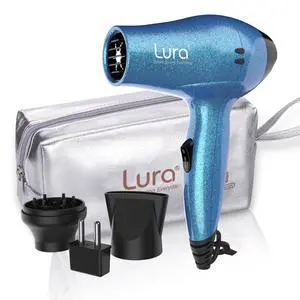 Travel Hair Dryer with Diffuser,Small Dual Voltage Hair Dryers for Women,Mini Portable Blow Dryer for Men,Lightweight Compact Blow Dryer with European Plug(Blue) Travel Hair Dryer with Diffuser,Small Dual Voltage Hair Dryers for Women,Mini Portable Blow Dryer for Men,Lightweight Compact Blow Dryer with European Plug(Blue)