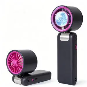 Portable Handheld Fan with Ice Cooler, 199 Speed Personal Fan,Foldable 3 in 1 Rechargeable Battery Operated Essentials Hand Fans Summer Essential for Travel/Outdoor/OfficeGrey Purple Portable Handheld Fan with Ice Cooler, 199 Speed Personal Fan,Foldable 3 in 1 Rechargeable Battery Operated Essentials Hand Fans Summer Essential for Travel/Outdoor/OfficeGrey Purple